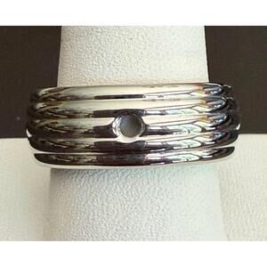 NEW QUDO women's sanza ring in silver